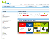 Tablet Screenshot of bidbuy.ro